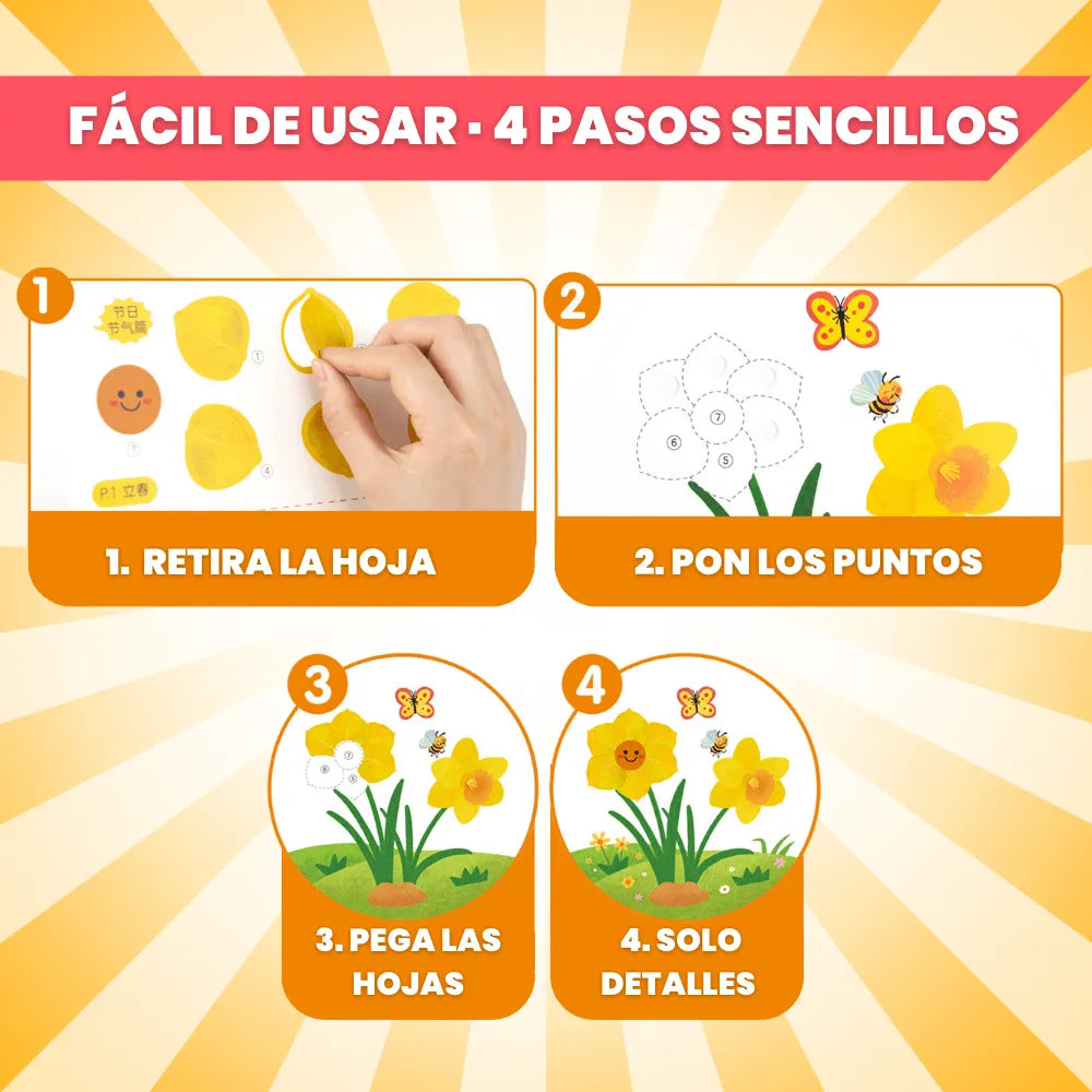 Kit de Arte en Hojas 3D - Criativae