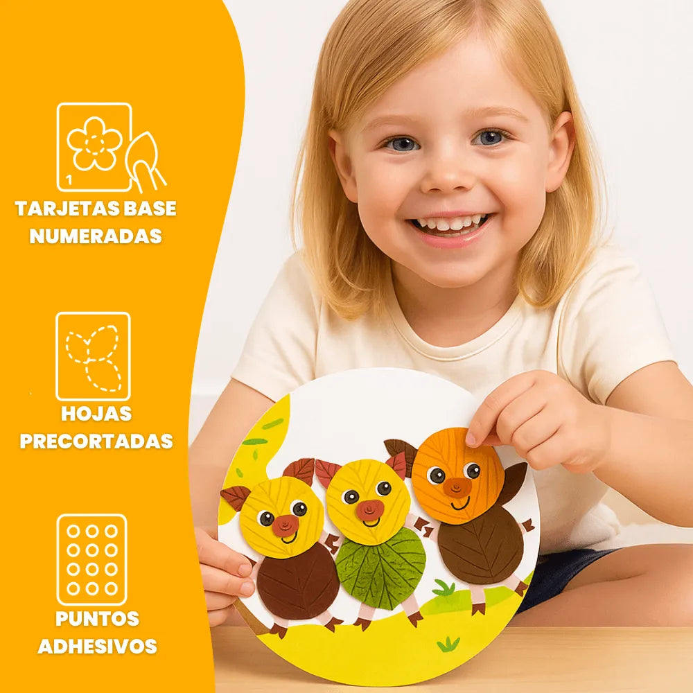 Kit de Arte en Hojas 3D - Criativae