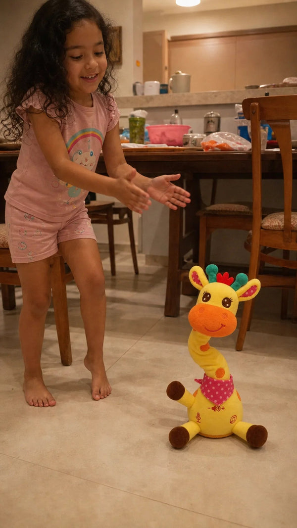 Jirafa Bailarina Criativae - Peluche que Repite lo que Dice tu Hijo