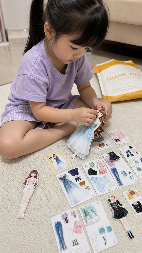 Styldoll Criativae - Muñeca para Vestir con Ropa Magnética
