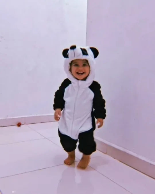 Peluchitos Criativae - Mameluco de Peluche con Gorro de Animalito