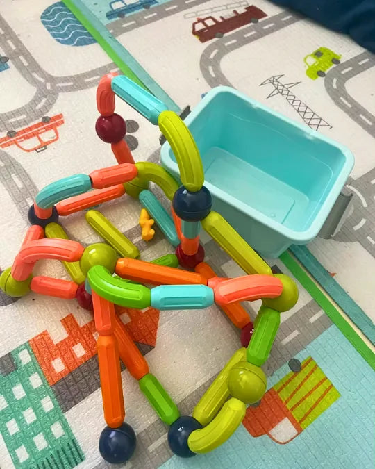 Magna Kids Criativae - Varillas y Esferas Magnéticas para Construir sin Fuerza