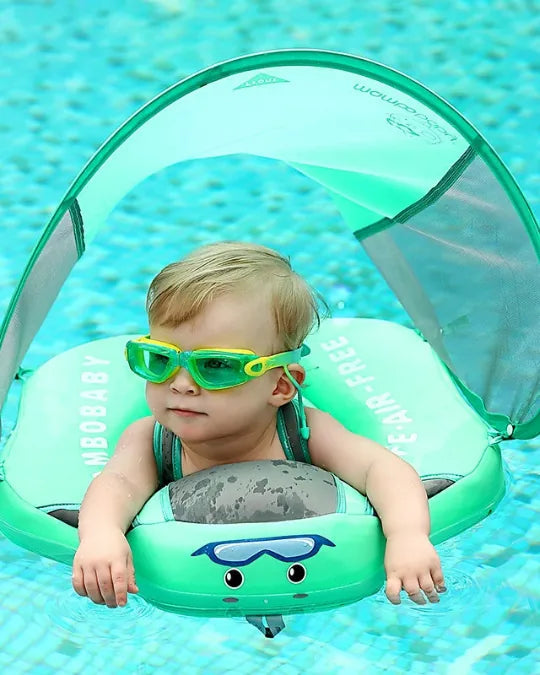 SunFloat Criativae - Flotador para Bebé con Toldo Solar