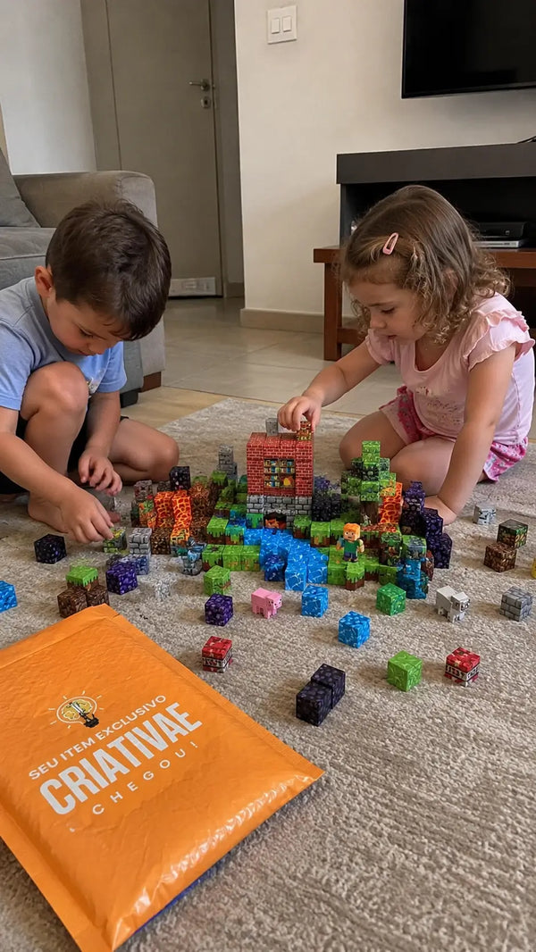 MagCraft Criativae - Bloques Magnéticos de Construcción Infantil