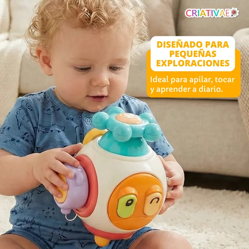 Cubo Sensorial Montessori de Actividades para Bebés | CRIATIVAE foto 2