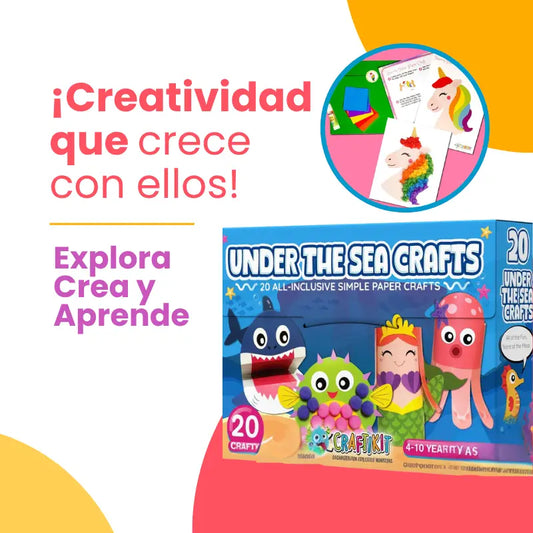 Caja Creativa 20 Actividades – Manualidades Educativas para Niños