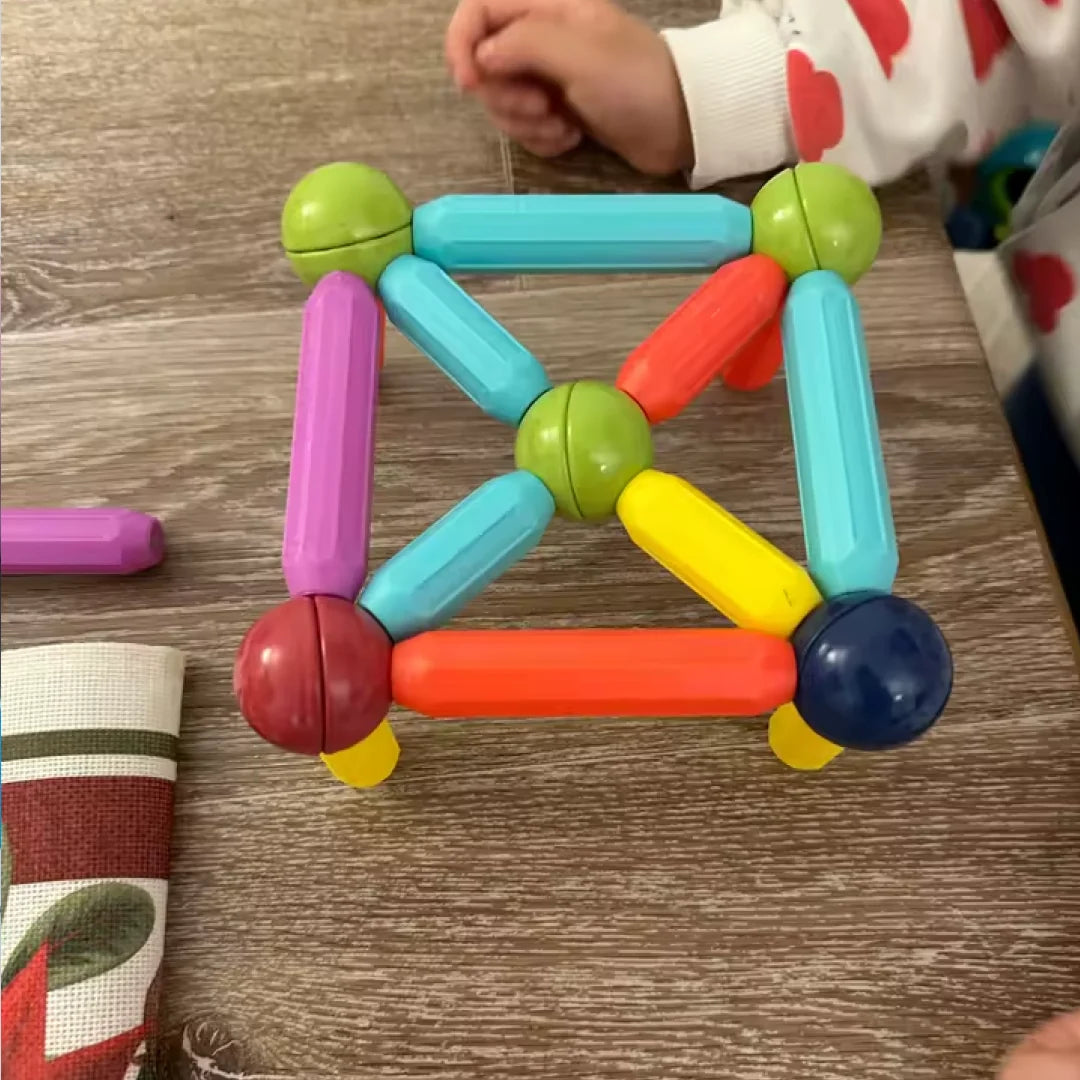 Magna Kids Criativae - Varillas y Esferas Magnéticas para Construir sin Fuerza