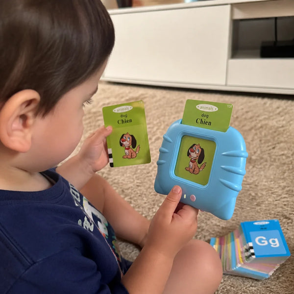 Card Kids Criativae - Tarjetas Parlantes Educativas - 224 Palabras en Inglés