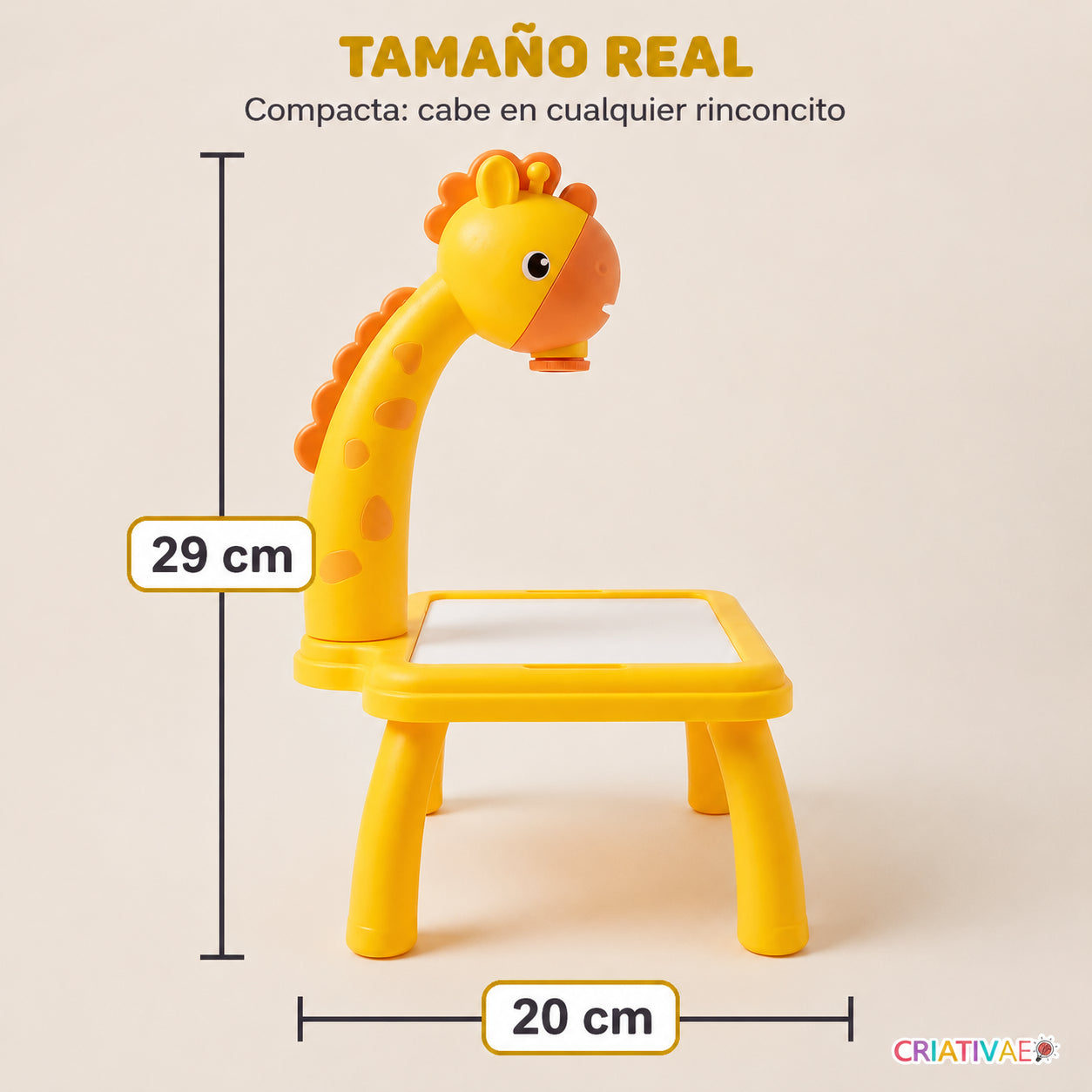 Mesa Proyector Chido para Dibujo Infantil | Pizarrón Mágico con Luz LED y 24 Diseños Chidos | Juguete Educativo Anti-Pantallas | CRIATIVAE