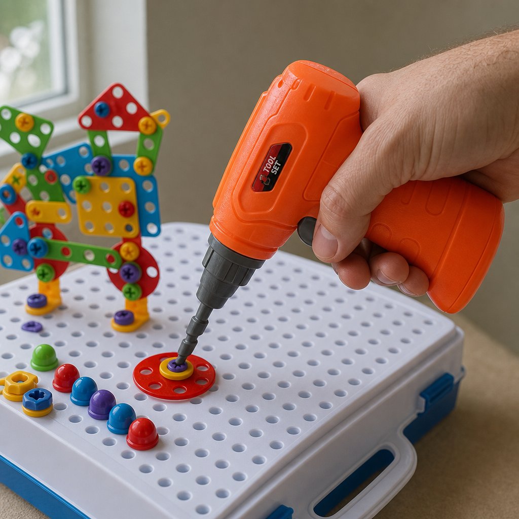 Tecto3D Criativae — Set de Taladro y Construcción para Niños