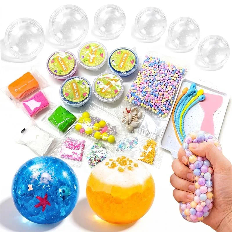 Kit Squishy Patita - Kit Bolitas