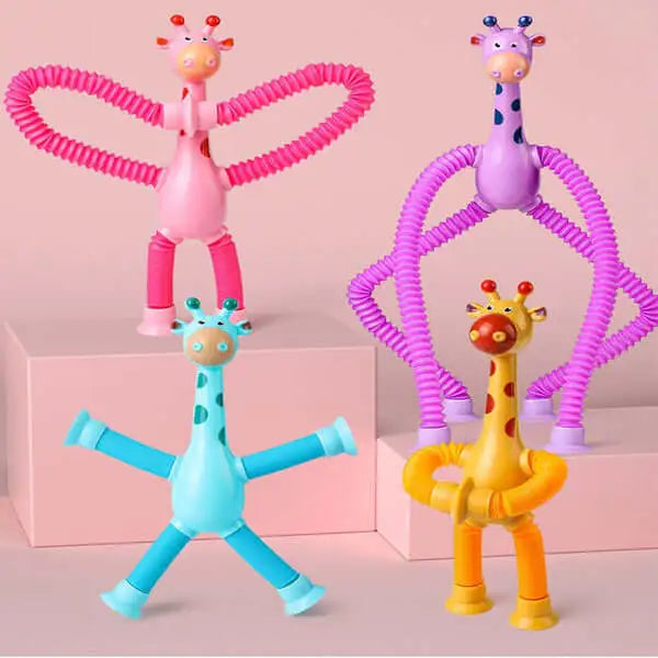 Giraffix Criativae, 4 Jirafas Sensoriales que se Estiran y se Pegan, vista 7 de 9
