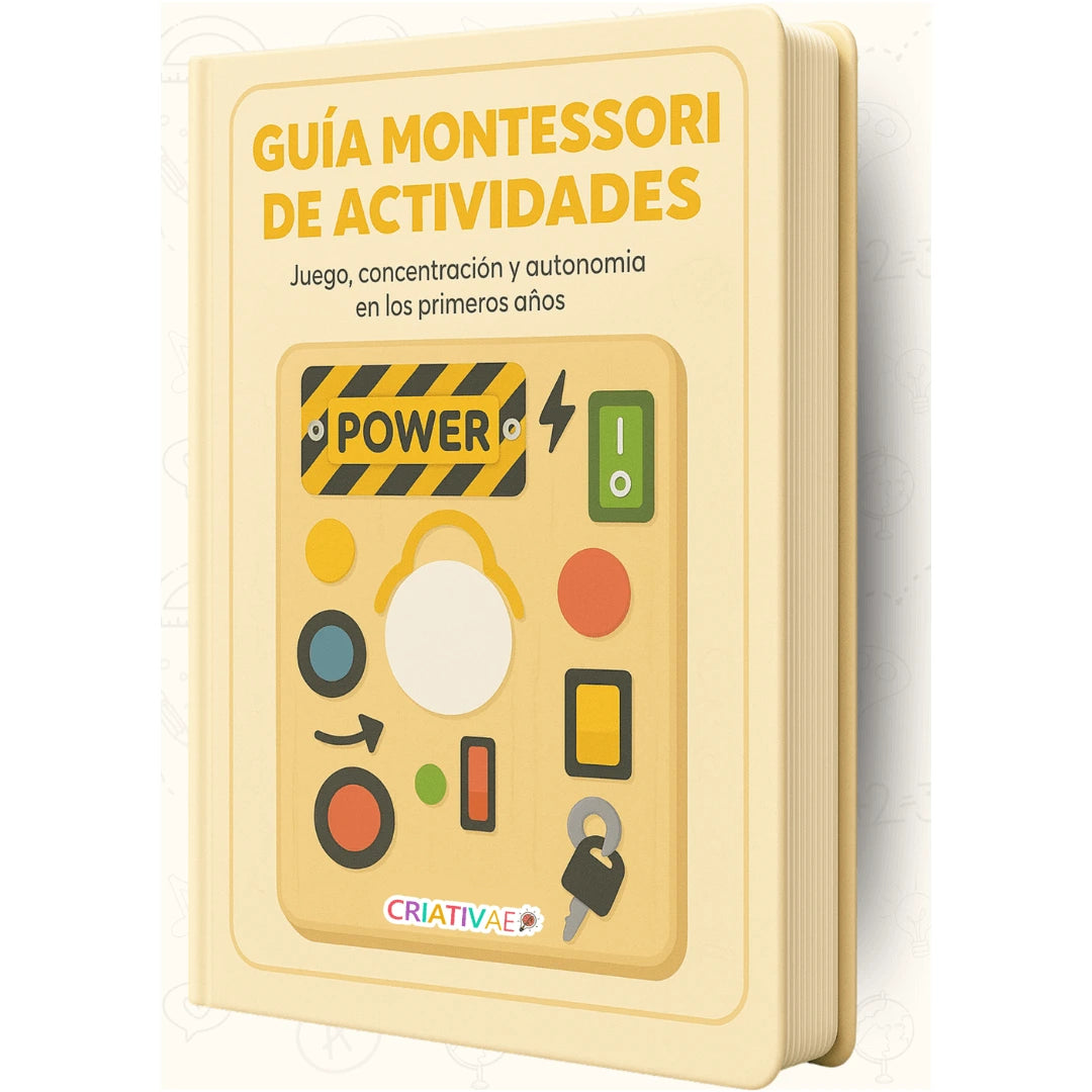 Guía de Actividades Sensoriales y Autonomía para Busy Board Criativae