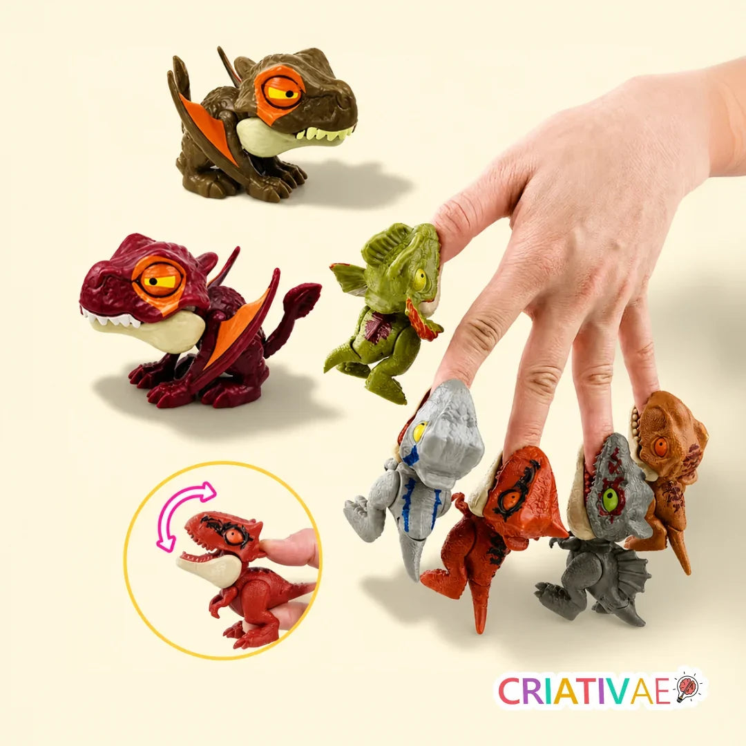 Mordisaurio Criativae - Dinosaurios de Bolsillo que Muerden el Dedo