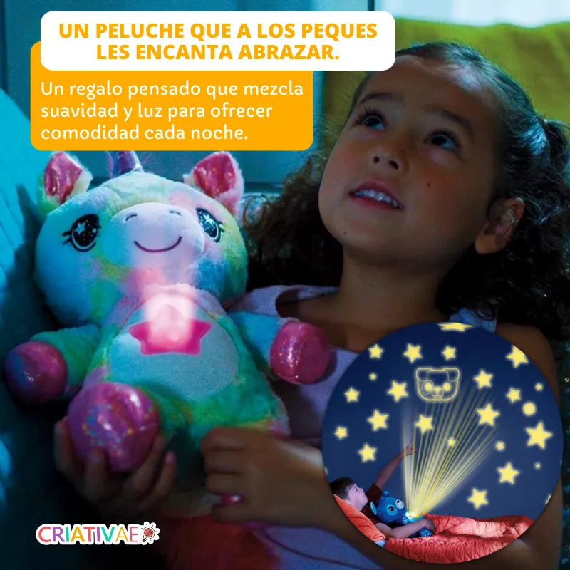 Peluche Infantil con Proyección de Luz Calmante para Dormir 3+ | CRIATIVAE foto 3