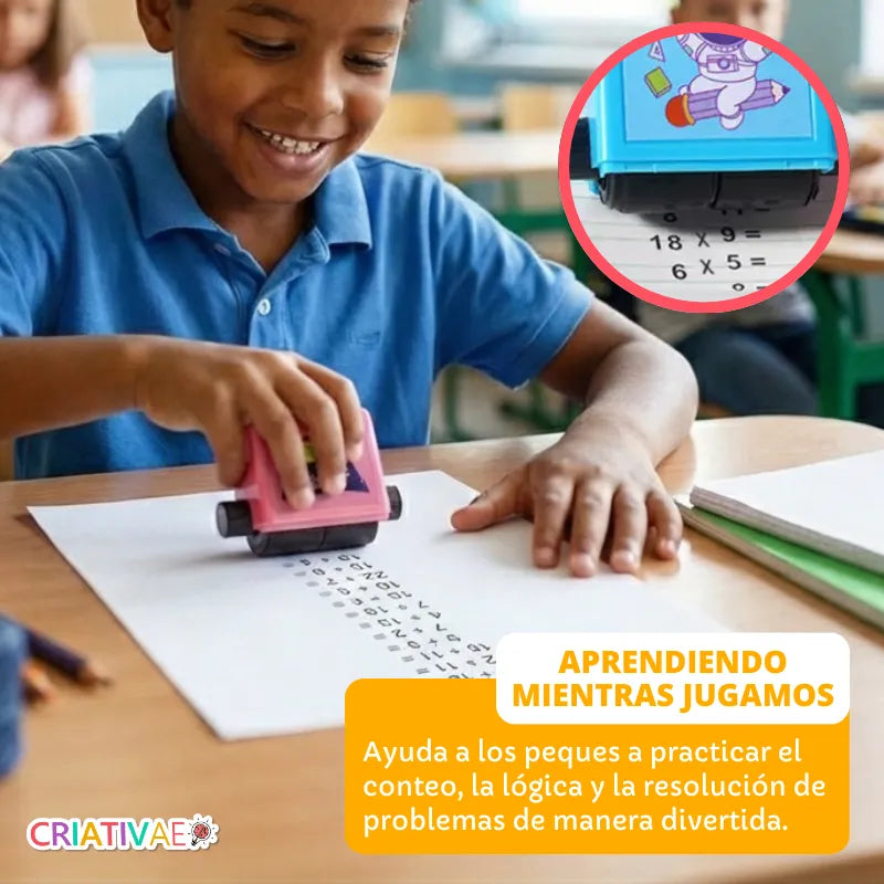 Kit Educativo de Matemáticas con 4 Carimbos Didácticos para Niños | CRIATIVAE foto 2