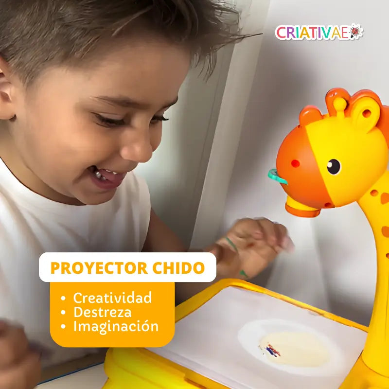 Mesa Proyector Chido para Dibujo Infantil | Pizarrón Mágico con Luz LED y 24 Diseños Chidos | Juguete Educativo Anti-Pantallas | CRIATIVAE foto 5