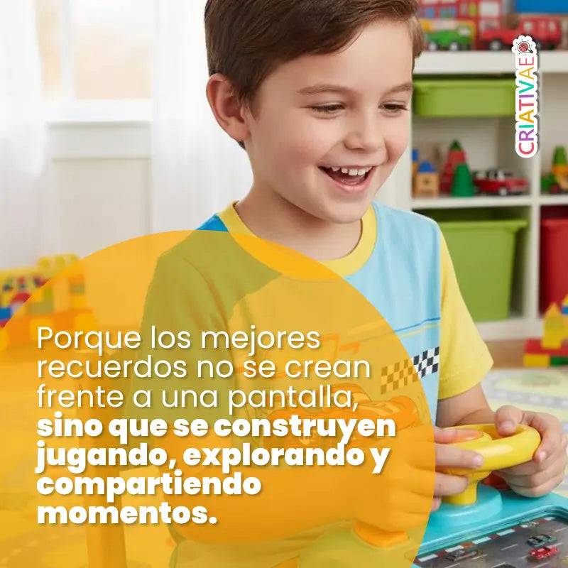 Simulador de Conducción Interactivo con Volante para Niños | Criativae foto 3