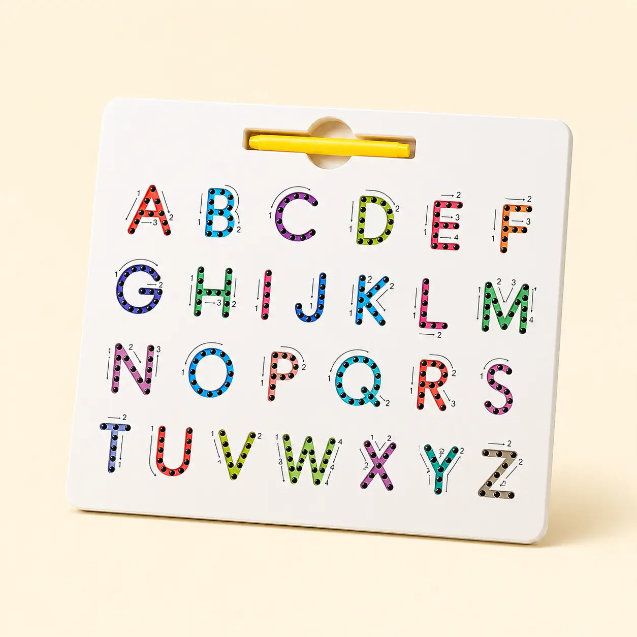 Tablero Mágico ABC Criativae - Tablero Magnético de Trazado de Letras de Doble Cara