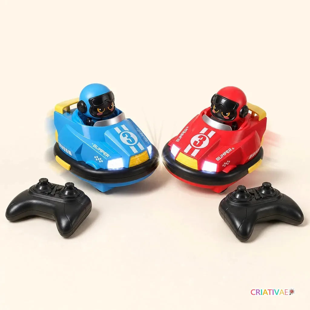 Bumper Car Criativae, Par de Carritos Chocones a Control Remoto