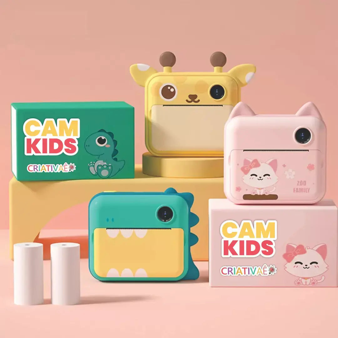 Cam Kids Criativae, Cámara Infantil que Imprime la Foto al Instante, vista 3 de 7