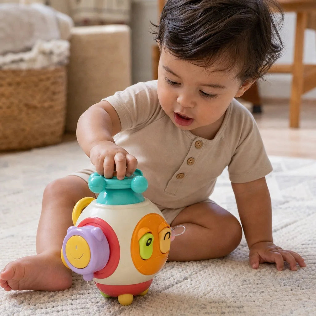 CuboBaby Criativae, Cubo Sensorial Montessori de Seis Lados, vista 2 de 9