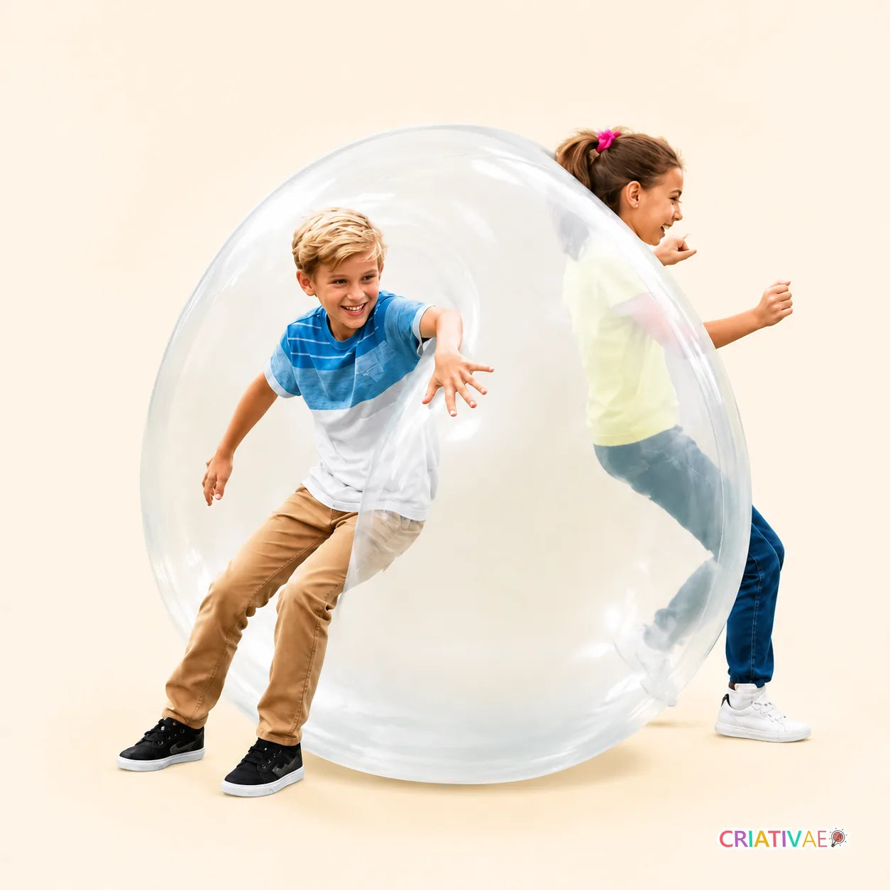 Gigantball Criativae, Pelota Gigante Inflable de Aire o Agua