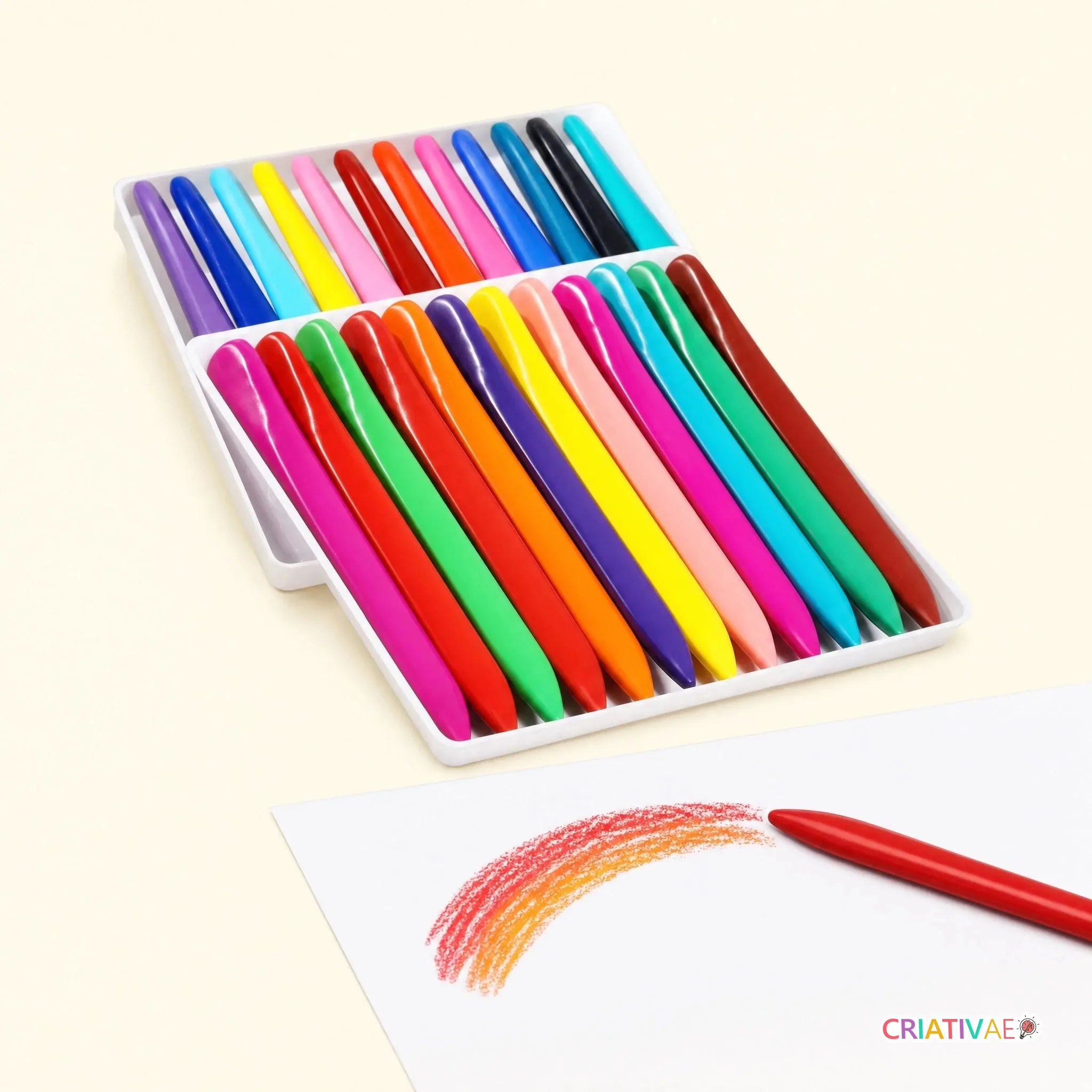 Crayones Limpios Criativae - Crayones Triangulares que No Manchan las Manos