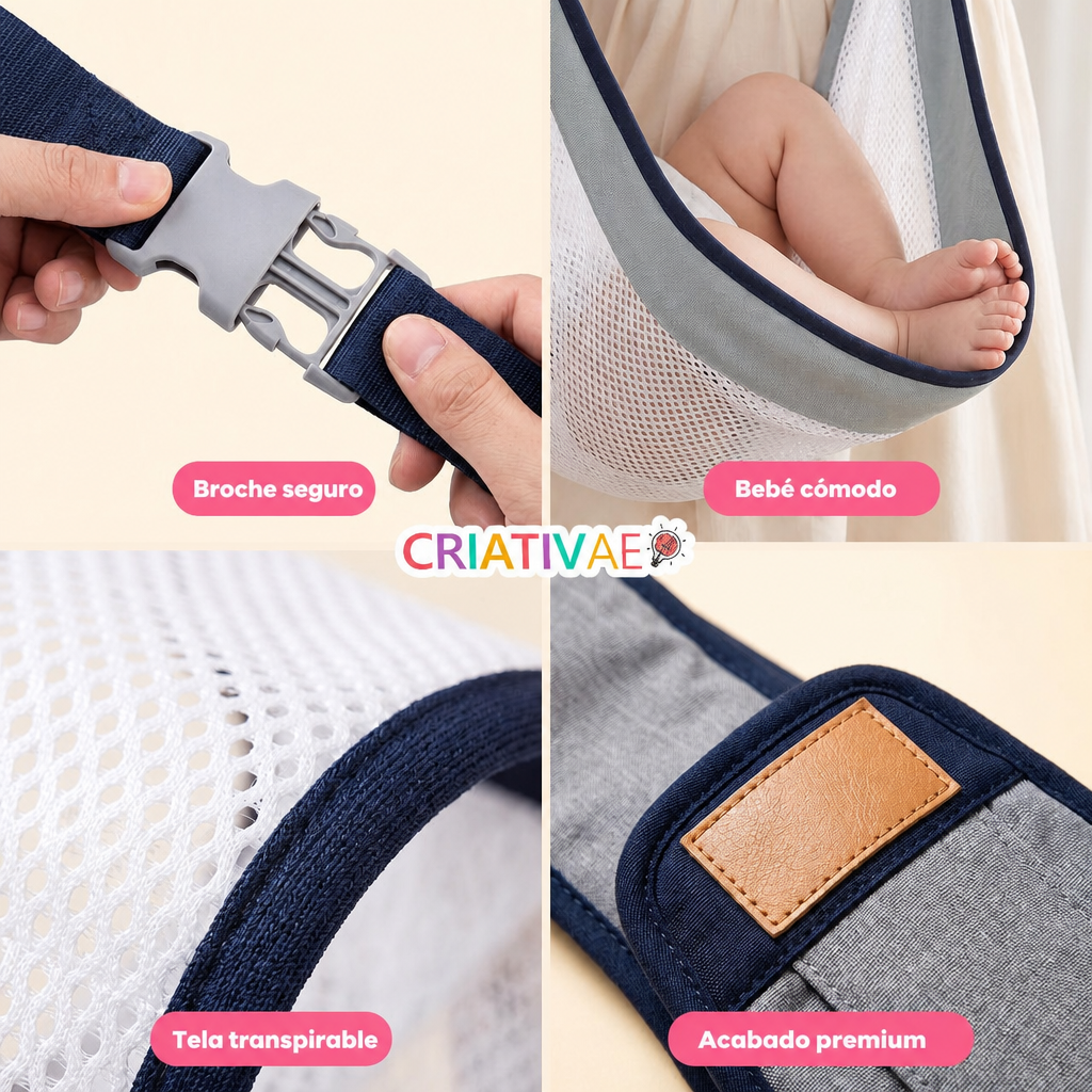 Cangurito Criativae - Portabebé Ajustable para Traerlo Pegadito