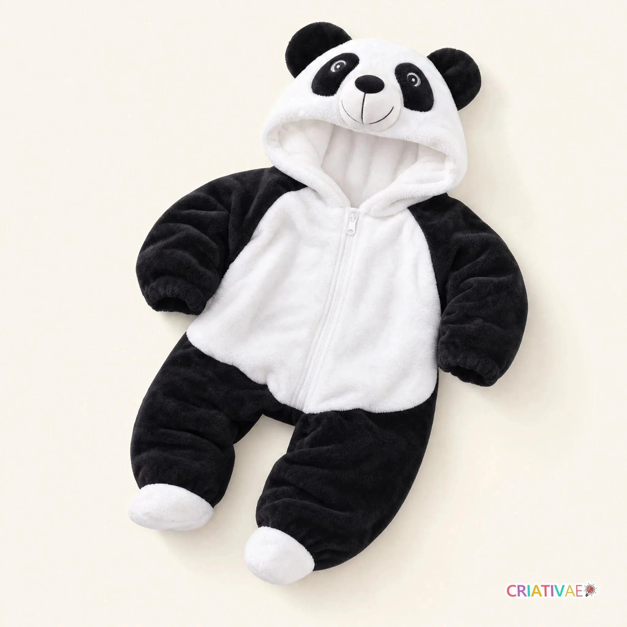 Peluchitos Criativae, Mameluco de Peluche con Gorro de Animalito