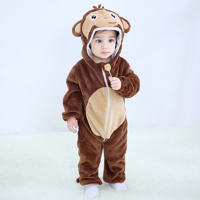Peluchitos Criativae, Mameluco de Peluche con Gorro de Animalito, vista 11 de 19