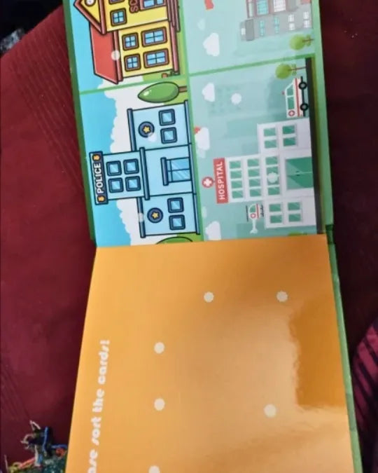 QuietBook Criativae - Libro Montessori de Actividades con Velcro