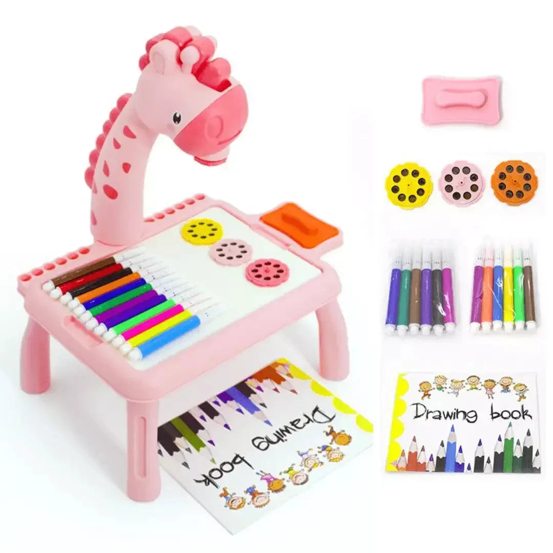 Table Kids - Mesa Proyectora versión rosa con accesorios