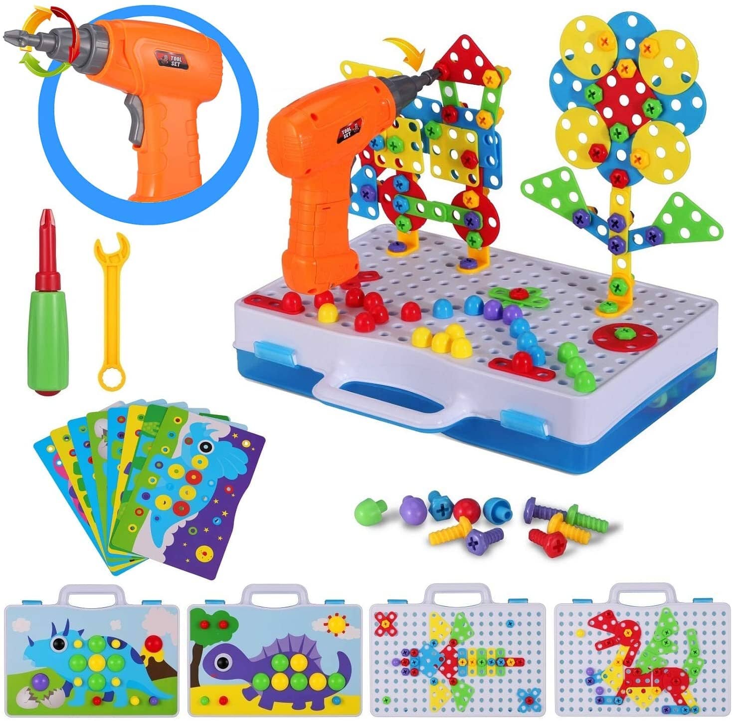 Tecto3D Criativae — Set de Taladro y Construcción para Niños