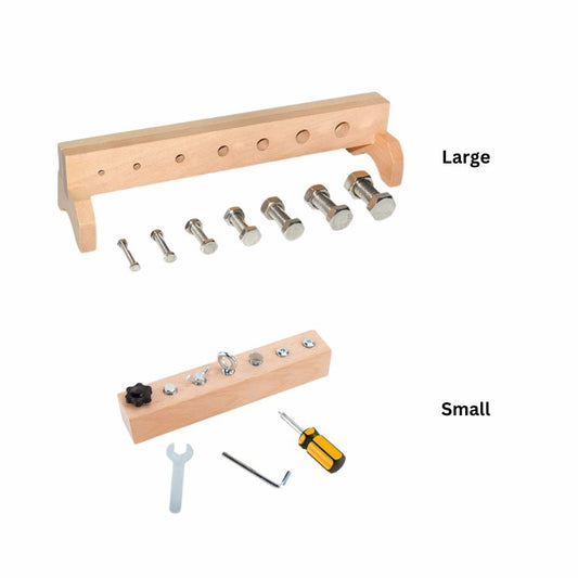 Montessori Screw Actividad Bar