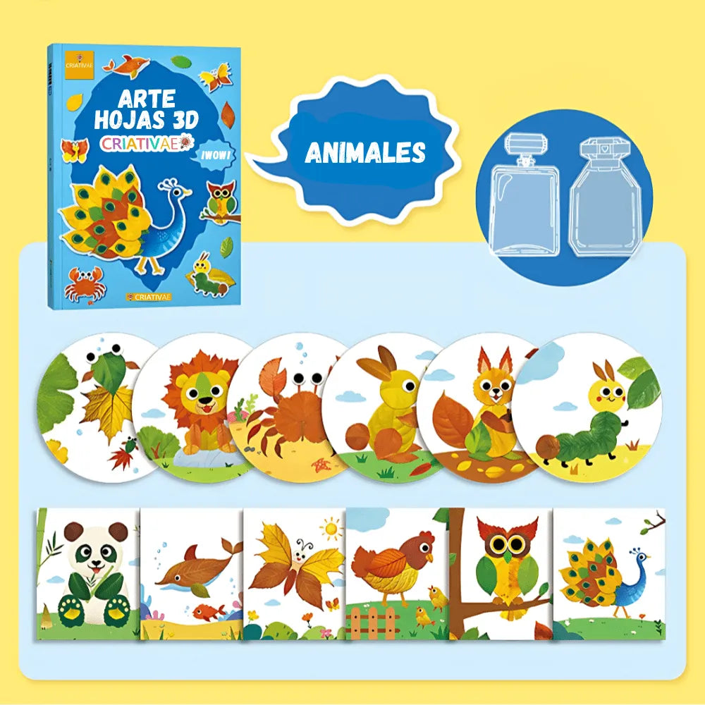 Kit de Arte en Hojas 3D - Criativae