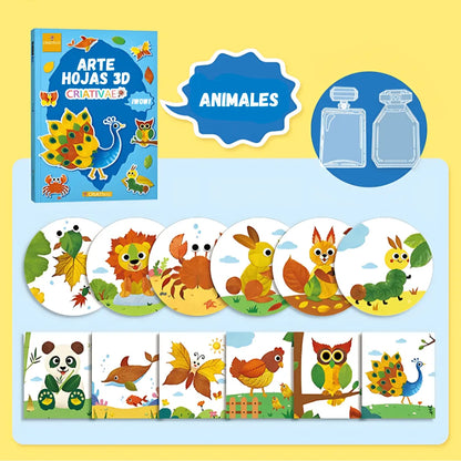 Kit de Arte en Hojas 3D - Criativae