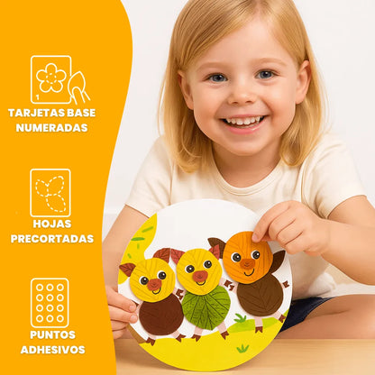 Kit de Arte en Hojas 3D - Criativae