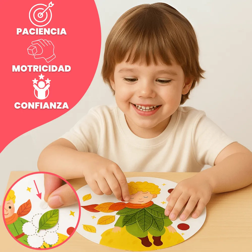 Kit de Arte en Hojas 3D - Criativae