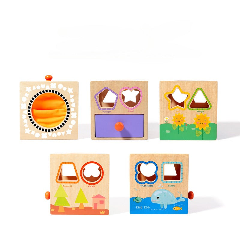 Textured Figura Sorting Sensory Box