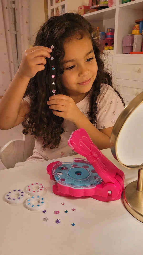 Hair Glam Criativae - Aplicador de Brillantes para el Cabello, Sin Pegamento
