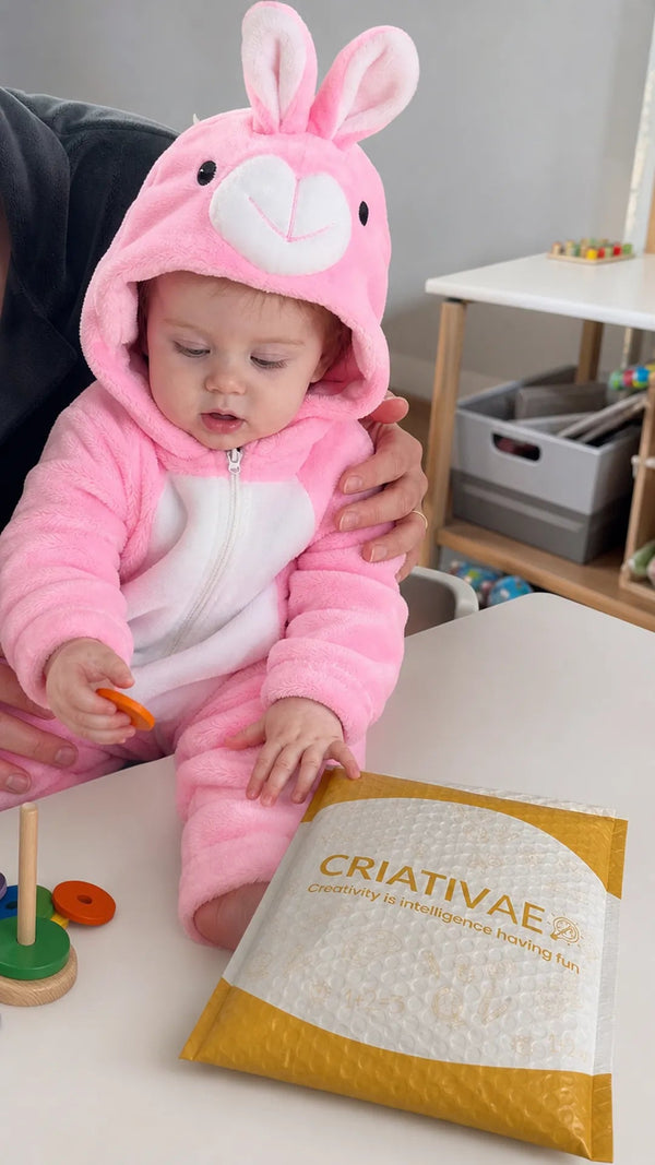 Peluchitos Criativae - Mameluco de Peluche con Gorro de Animalito