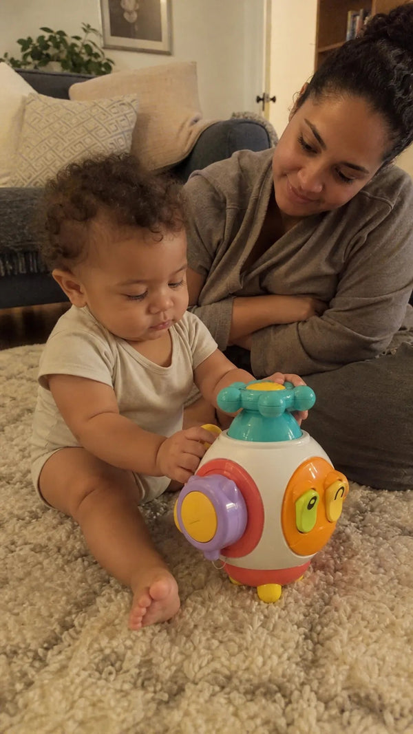 CuboBaby Criativae - Cubo Sensorial Montessori de Seis Lados
