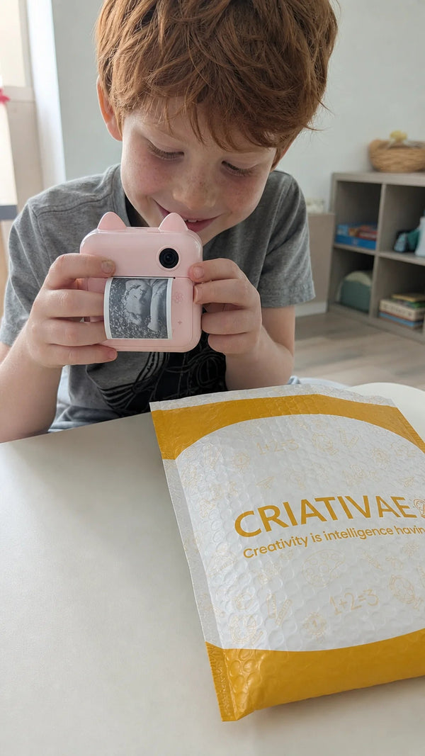 Cam Kids Criativae - Cámara Infantil que Imprime la Foto al Instante