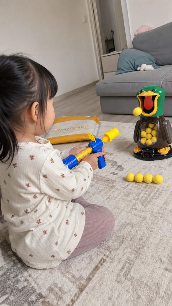 Mira Duck Criativae - Tiro al Blanco con Contador Digital de Puntos