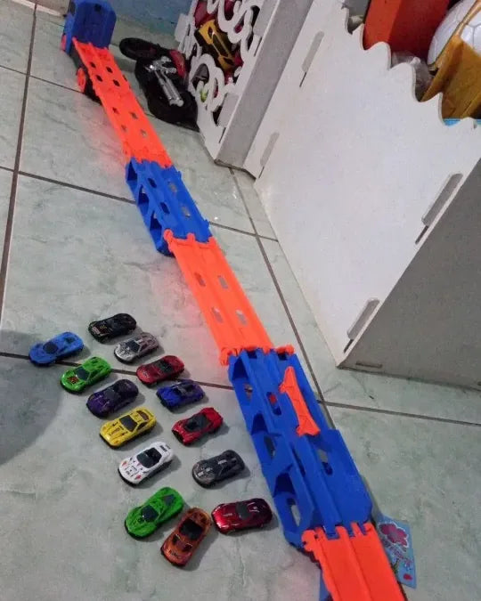 CegCar Blaster Criativae - Camión que Abre 1.64 m de Pista de Carreras