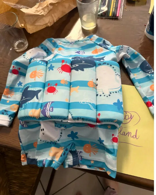 FloatSuit Criativae - Traje de Baño Infantil con Flotadores Internos
