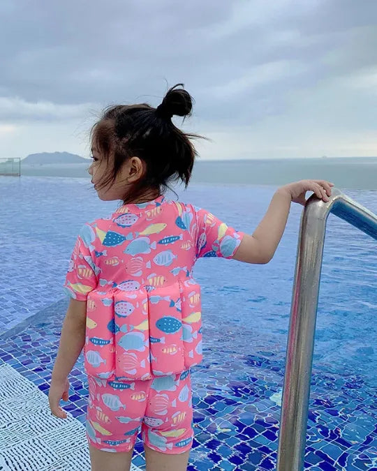 FloatSuit Criativae - Traje de Baño Infantil con Flotadores Internos