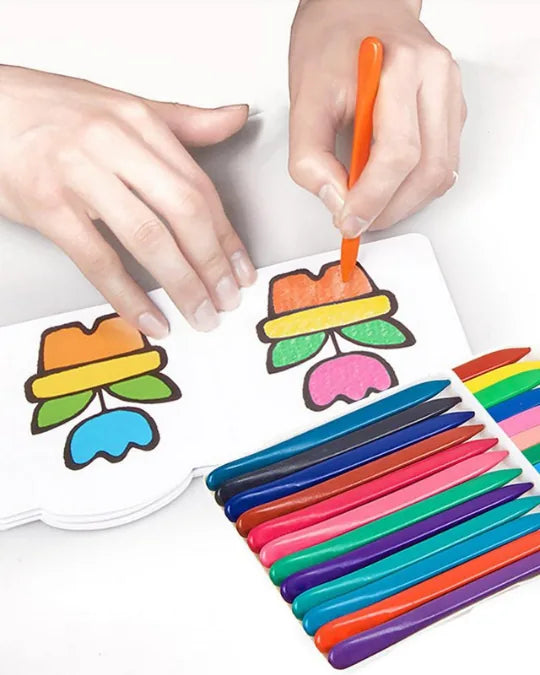 Crayones Limpios Criativae - Crayones Triangulares que No Manchan las Manos