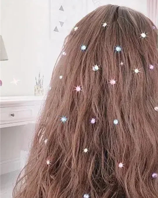Hair Glam Criativae - Aplicador de Brillantes para el Cabello, Sin Pegamento